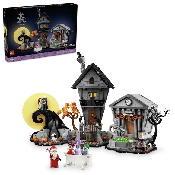 Lego Gothic Puzzle Set Gray Black